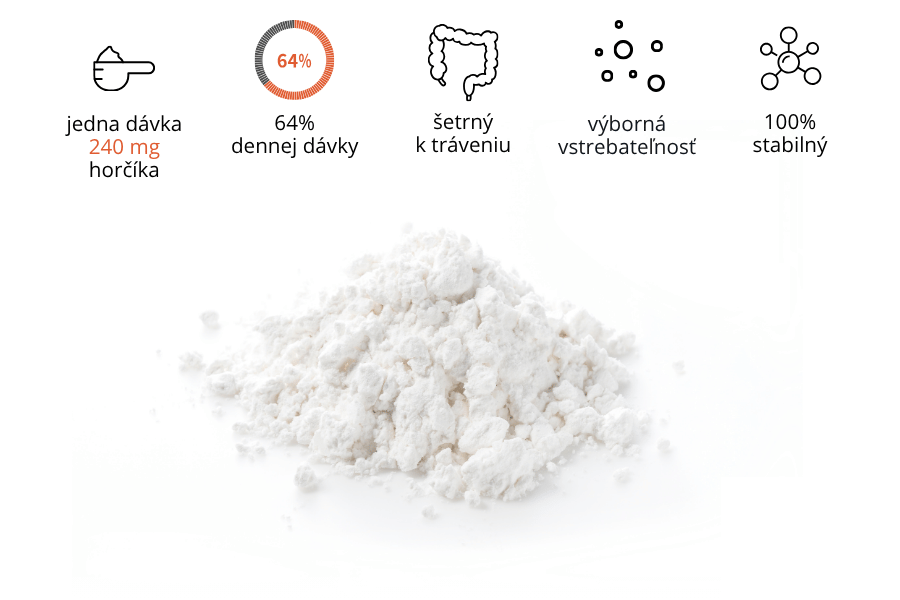 Magnézium Bisglycinát 240mg v jednej dávke