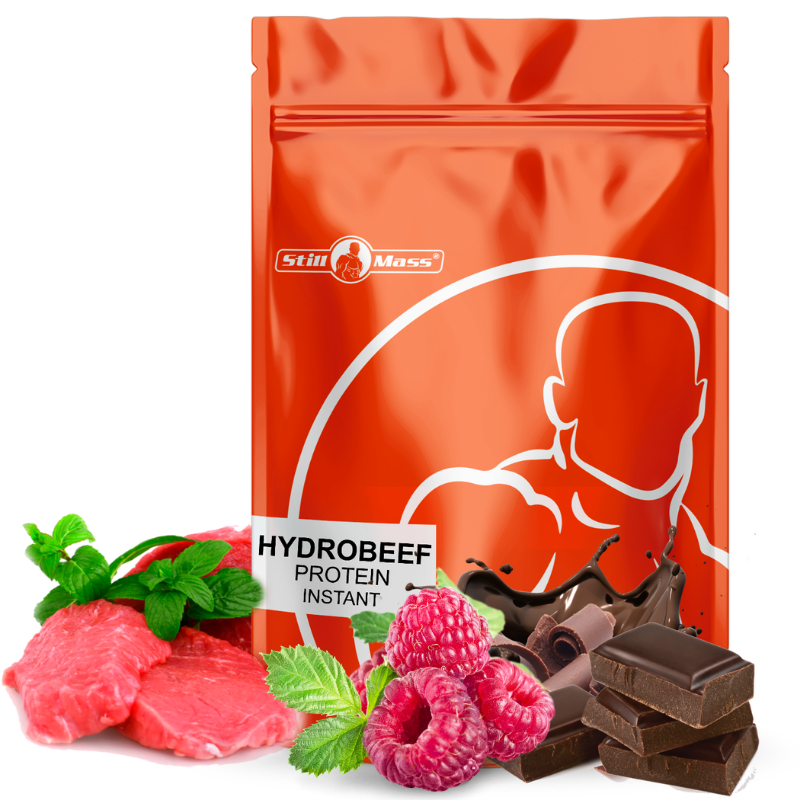 Hydrobeef protein instant 1kg | chocolate raspberry  
