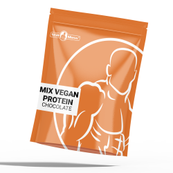 Mix vegan protein 1kg stevia  |Chocolate