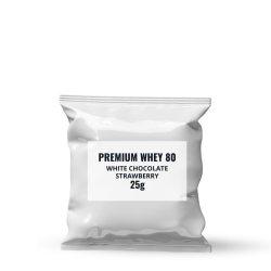 Premium Whey 80 25g - Biela �okol�da jahoda