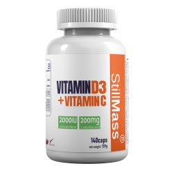 Vitamin D3 + Vitamin C - 140 Caps