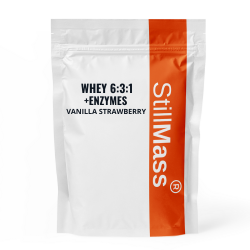 WHEY 6:3:1+ ENZYMES 1kg - Vanilka Jahoda