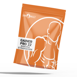 Gainer pro 22 4kg - Strawberry Banana
