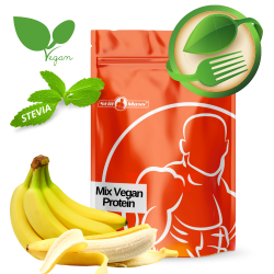 Mix vegan protein 1 kg  stevia |Banana 